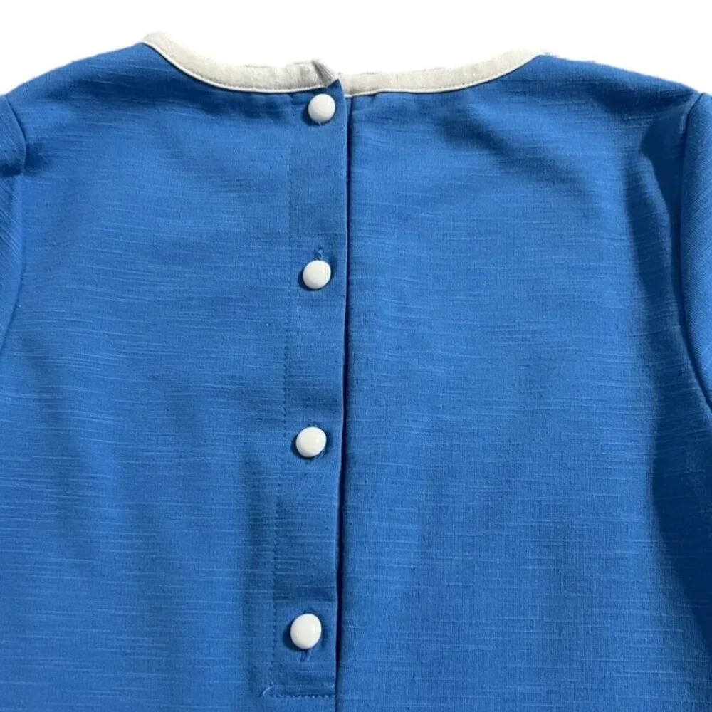 Little Bird By Jools Oliver 4-5Y Blue Retro Style Dress